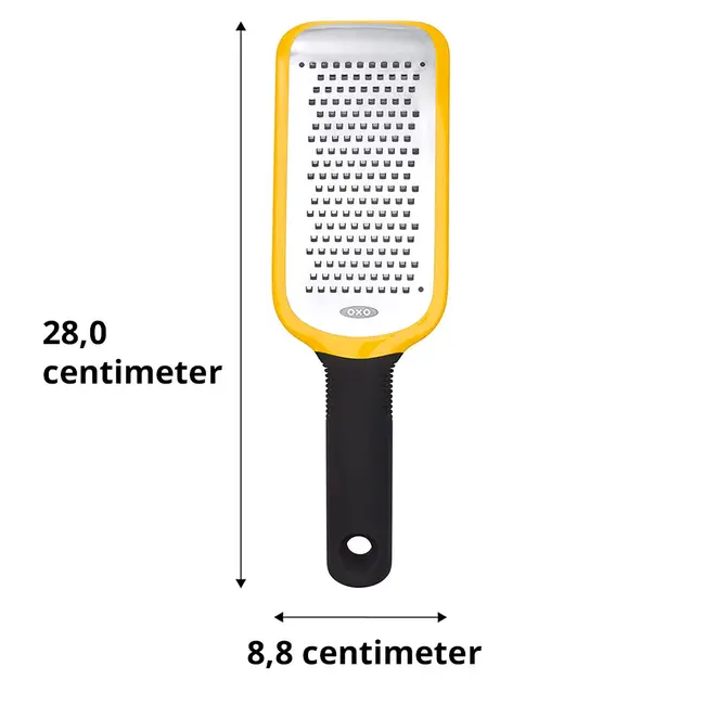 OXO Good Grips Rasp Medium RVS met Anti-Slip Handvat en Hoes