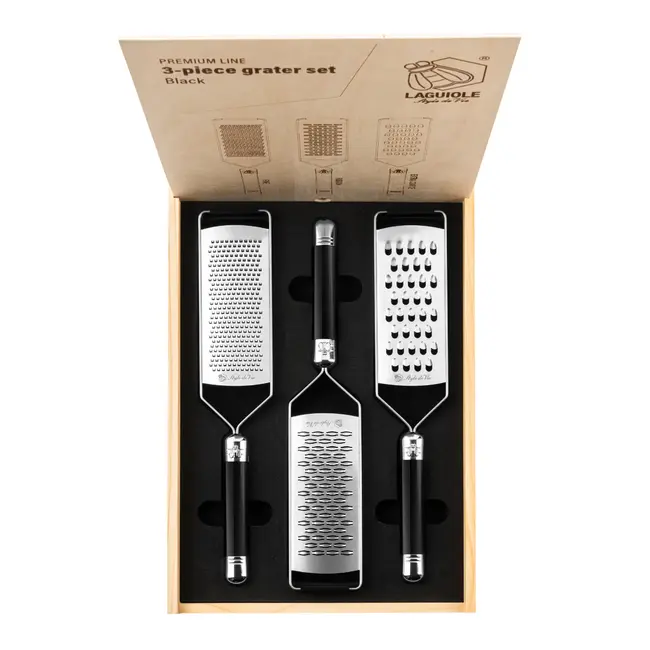 Laguiole Style de Vie Premium Line Raspenset – 3-delig RVS