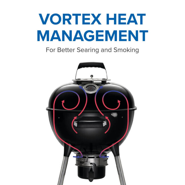 Napoleon Premium NK22K-Leg-3 Houtskool Ketel BBQ