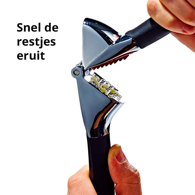 OXO Good Grips Knoflookpers RVS met Comfortgreep