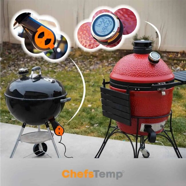 Chefstemp Breezo Kamado en BBQ Temperatuur controller