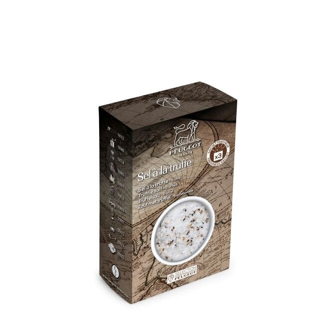 Peugeot Zout met truffel 150gr -  3 vershoudzakjes van 50 gr