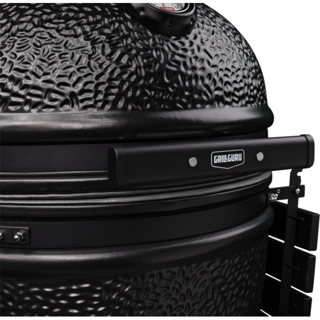 Grill Guru Prime Large kamado BBQ satijnzwart