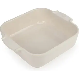 Peugeot Appolia Vierkante keramische ovenschaal Ecru