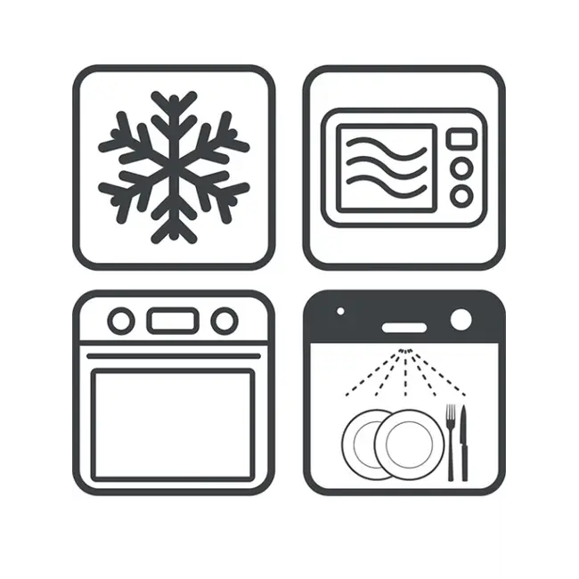 Peugeot Appolia Vierkante keramische ovenschaal Ecru 21–36 cm