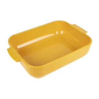 Peugeot Appolia Rechthoekige keramische ovenschaal Geel