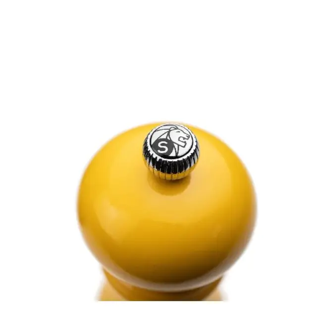 Peugeot Paris zoutmolen 18 cm Saffraangeel gelakt hout met U-Select maalinstelling