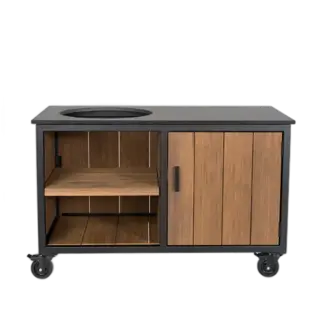 Fraaii Buitenkeukens Tafel Fraké Storage met dekton blad