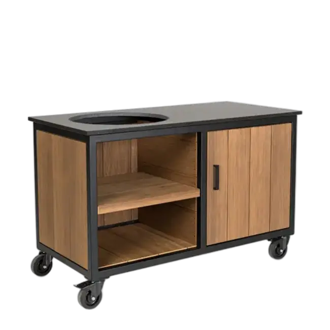 Fraaii Buitenkeukens Buitenkeuken Fraké Storage met dekton stenen blad