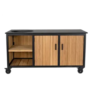 Fraaii Buitenkeukens Buitenkeuken Bamboo Natural Inferno