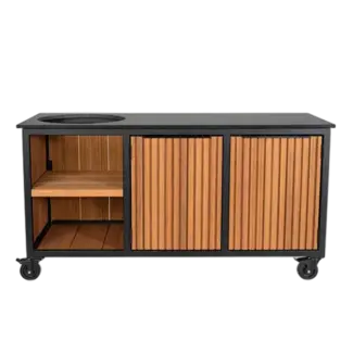 Fraaii Buitenkeukens Buitenkeuken Bamboo Teak Olie Rhombus Inferno