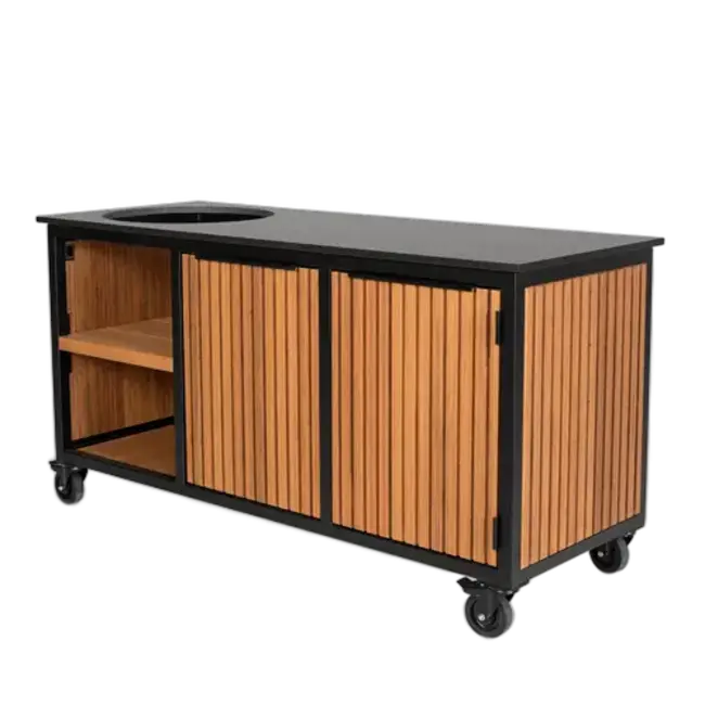 Fraaii Buitenkeukens Buitenkeuken Bamboo Teak Olie Rhombus Inferno