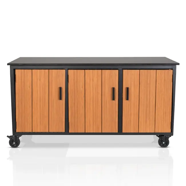 Fraaii Buitenkeukens Mise en Place Bamboo Teak Olie Storage