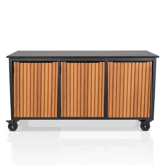 Fraaii Buitenkeukens Mise en Place Tafel Rhombus Teak Olie