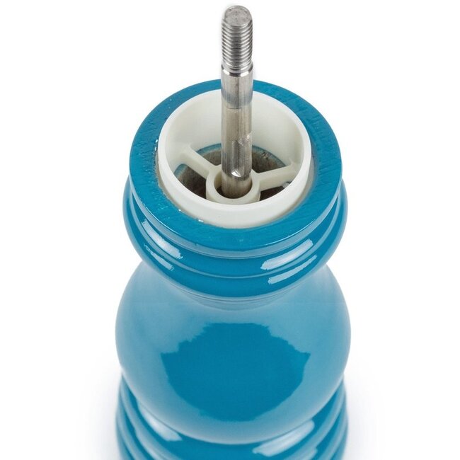 Peugeot Paris zoutmolen 18 cm Oceaanblauw  gelakt hout met U-Select maalinstelling