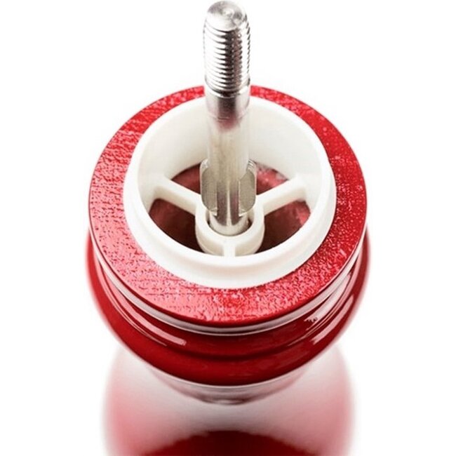 Peugeot Paris zoutmolen 18 cm passierood gelakt hout met U-Select maalinstelling