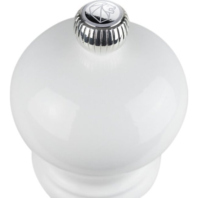 Peugeot Paris zoutmolen 18 cm Wit gelakt hout met U-Select maalinstelling