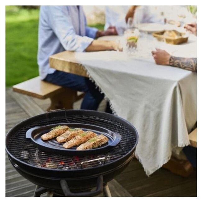 Peugeot Grillplaat Vis Zwart 41 cm Grill to Table
