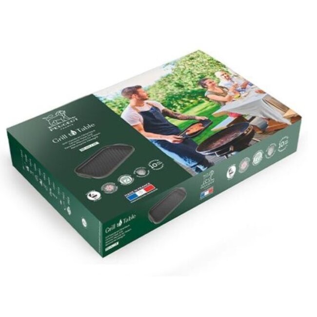 Peugeot Grill to Table grillplaat 38 cm – keramische BBQ schaal tot 400°C