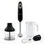 SMEG Staafmixer met accessoires - krachtige handblender voor mixen, pureren en hakken