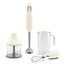 SMEG Staafmixer met accessoires - krachtige handblender voor mixen, pureren en hakken