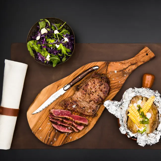 Laguiole Style de Vie Premium Line steakmessenset 6-delig donkerhout