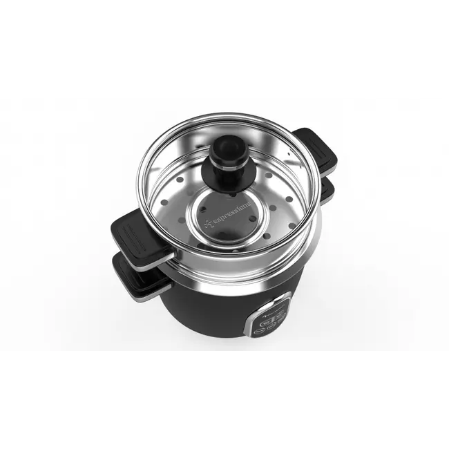 Espressions Rijstkoker 1,4liter - met glazen deksel en RVS binnenpan