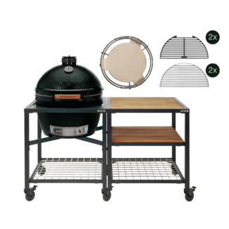 Big Green Egg The Onyx Extra Large Basis Set met Buitenkeuken