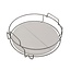Big Green Egg Dual zone deflector set - voor direct en indirect grillen