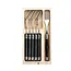 Laguiole Style de Vie Premium Line Vorken zwart – luxe vorken bij de steakmessen set