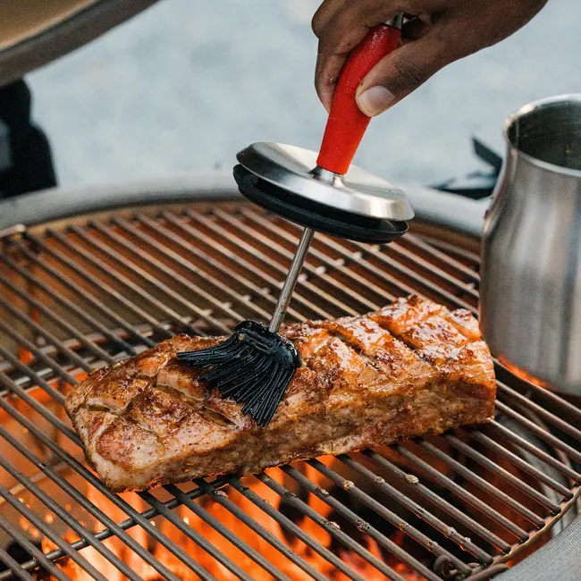 Kamado Joe Saus Pan met Kwast BBQ Accessoire