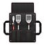 Kamado Joe BBQ gereedschapset 3-delig met draagtas – spatel, tang en grillborstel set