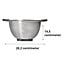 OXO Good Grips RVS vergiet – stevig roestvrijstalen vergiet voor pasta, groenten en fruit