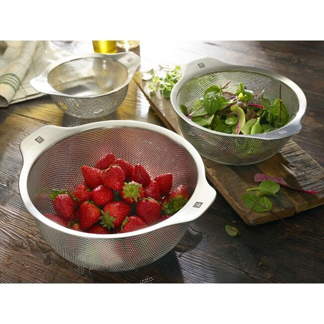 Zwilling RVS vergiet verkrijgbaar in 16, 20 en 24 cm voor pasta, groenten en fruit