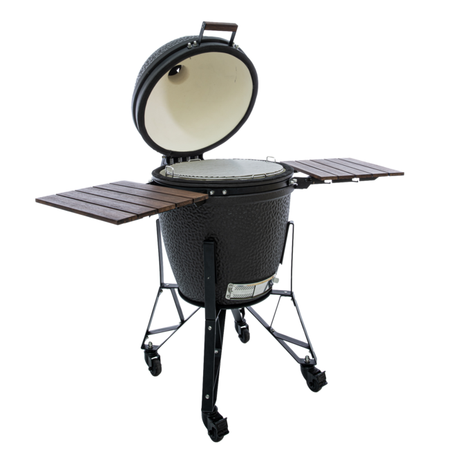 The Bastard kamado’s en BSTRD Urban Large Direct Starten & Beschermen Bundel met hoes, houtskool, handschoenen en One Minute Lighter