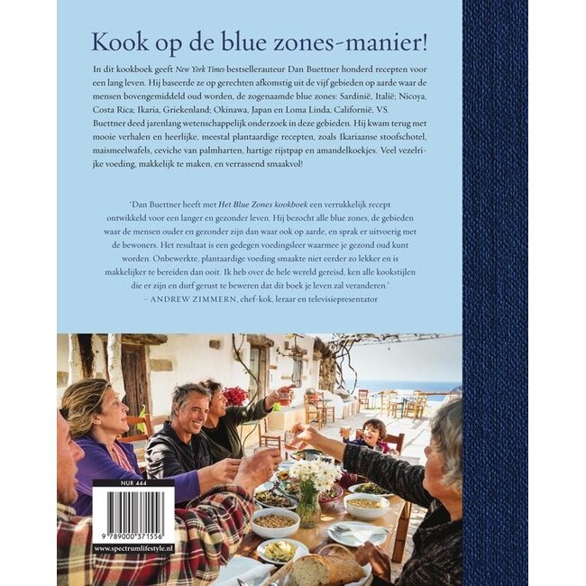 Blue zones Kookboek - 100 recepten om 100 mee te worden