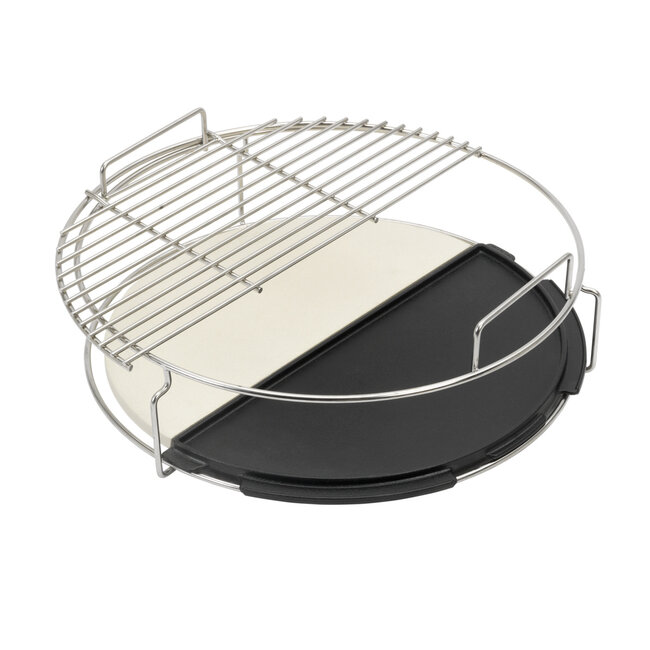 Big Green Egg Halve maan Gietijzeren Plancha