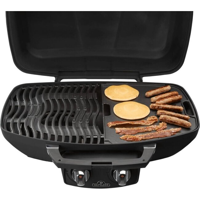 Napoleon gietijzeren grillplaat voor TravelQ barbecue en veelzijdig grillen op een grillplaat