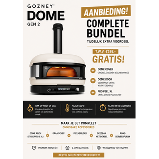 Gozney Pizzaoven Dome Creme aanbieding