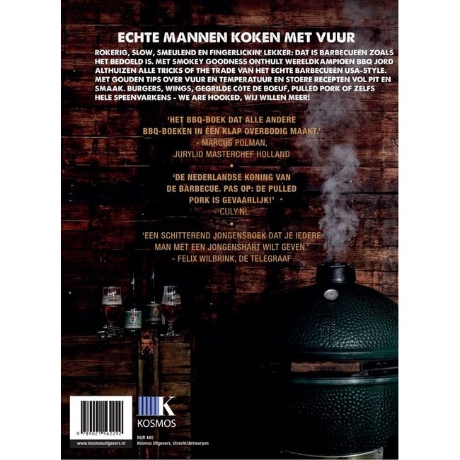 Smokey Goodness Het Ultieme BBQ Boek – USA-style barbecueboek van Jord Althuizen met vuur, rook en slow BBQ