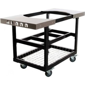 Primo metal cart met RVS zijtafels