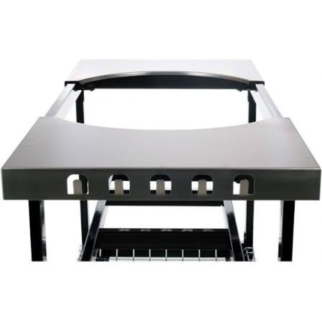 Primo metal cart met RVS zijtafels