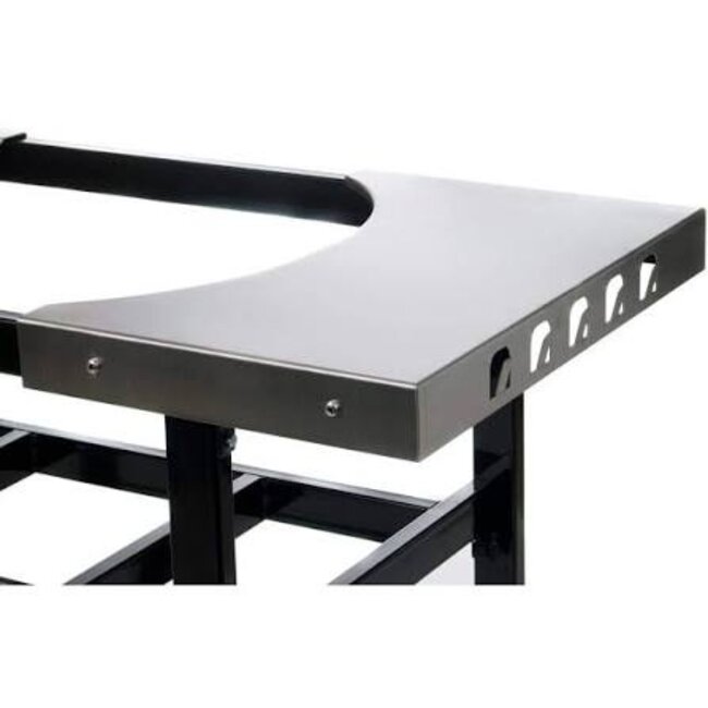 Primo metal cart met RVS zijtafels