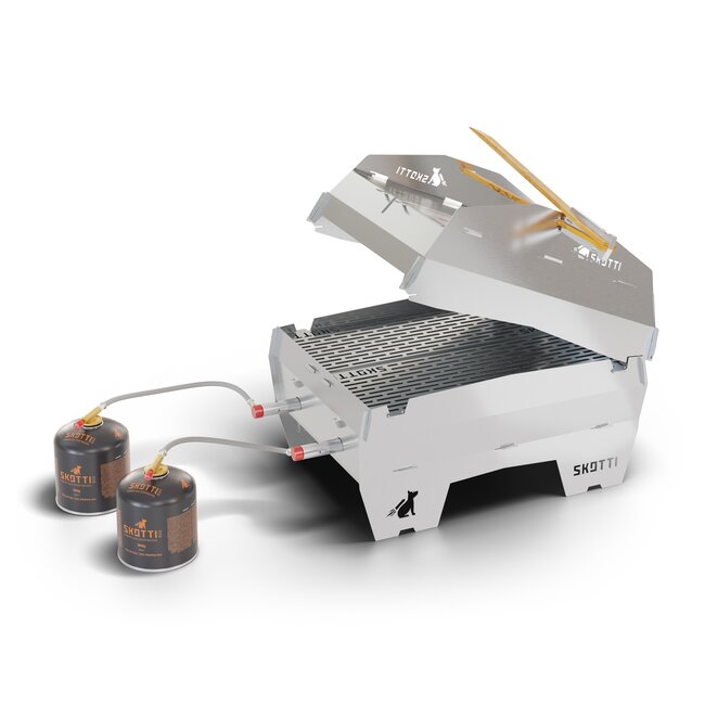 Skotti Grill Max met Max Cap