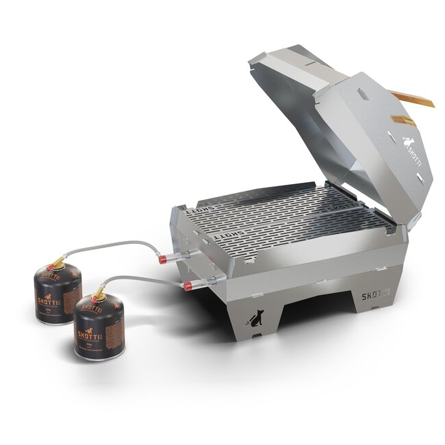 Skotti Grill Max met Max Cap