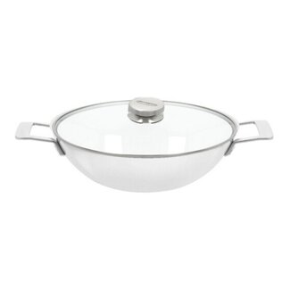Demeyere Industry 5 Wok 30 cm met 2 grepen en deksel