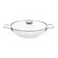 Demeyere Industry 5 Wok 30 cm met deksel – RVS wokpan met twee grepen voor inductie en gas