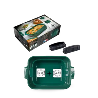 Peugeot Appolia Ovenschalen Set Bosgroen 25 en 32 cm