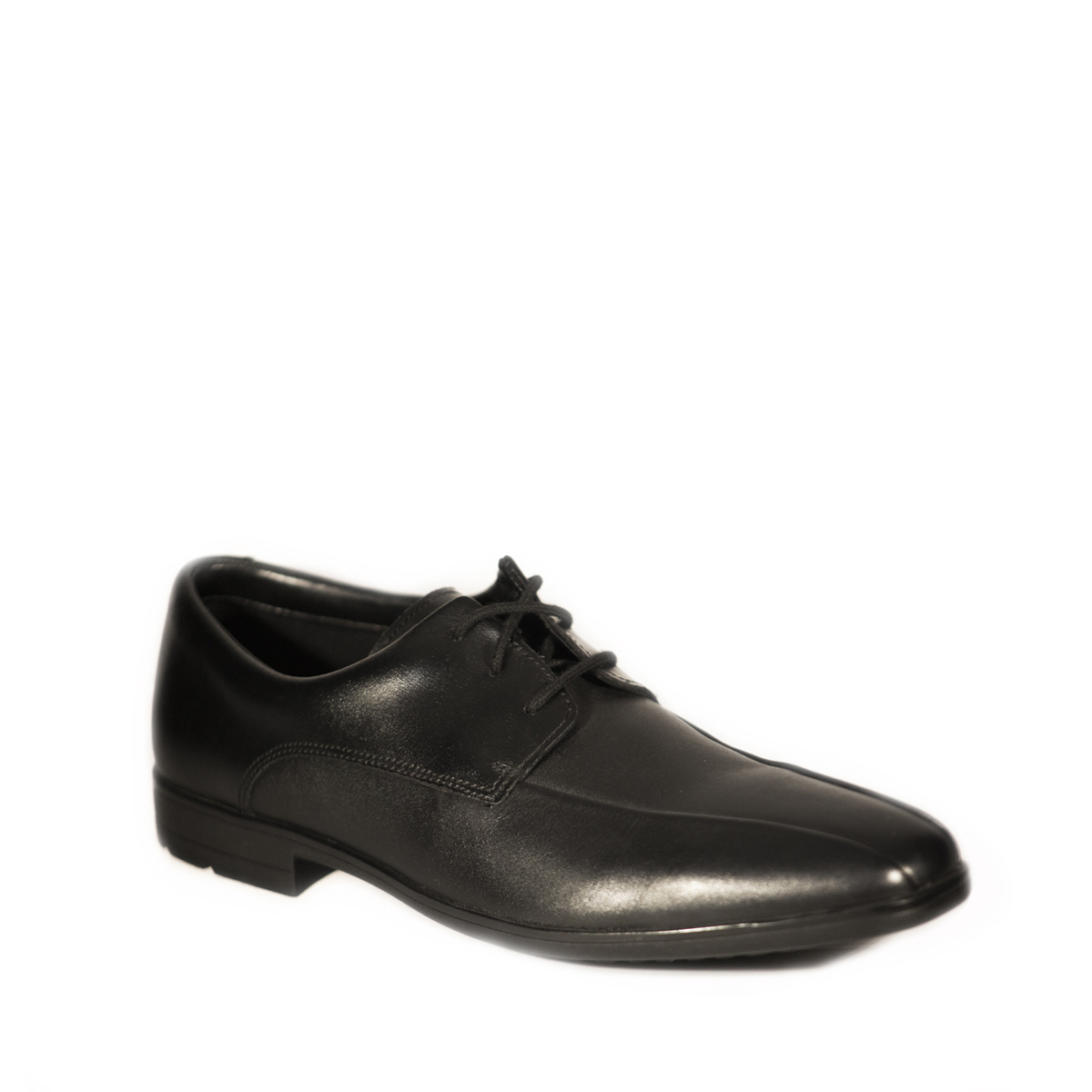 Clark's Boy's Willis Lad Black Leather 