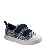 Clarks City Bright Navy Floral Infant